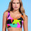תמונה ממוזערת: Rubik Cube Donna Sporty Bralette Bikini