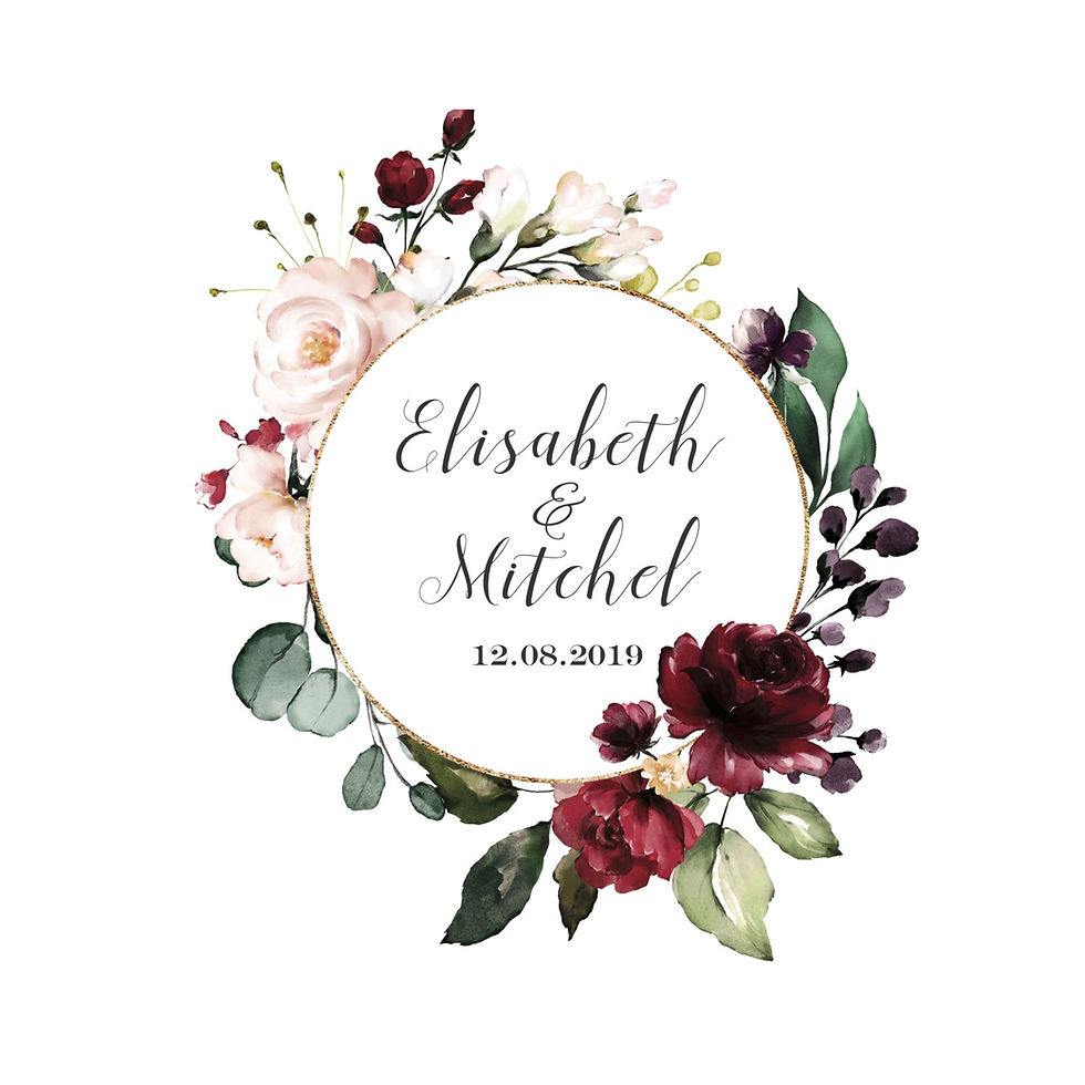 Miniature : Hochzeitsbündel, Bündel Hochzeitspapeterie, Hochzeitsdeko Thema rot, Rote Blumen