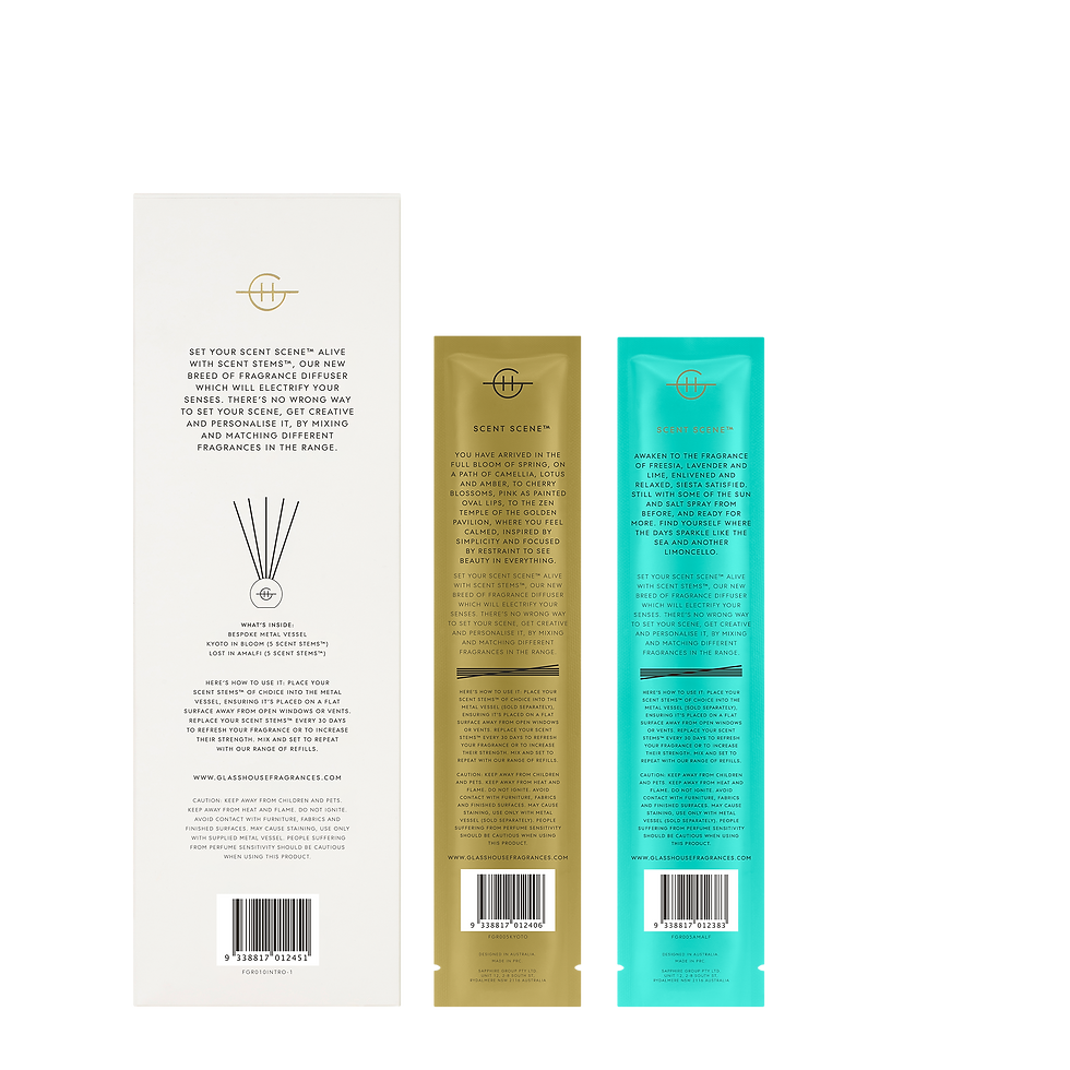 Thumbnail: Glasshouse Fragrances Scent Scene Duo - Lost in Amalfi & Kyoto in Bloom
