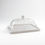 Thumbnail: Powdered Stone Rectangular Stone Cake Holder With Lid