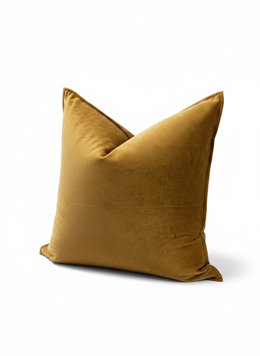 Thumbnail: Luxury Velvet Cushion- Caramel Cafe