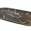 Thumbnail: Marble Textured Black On Gold Oval Platter Large