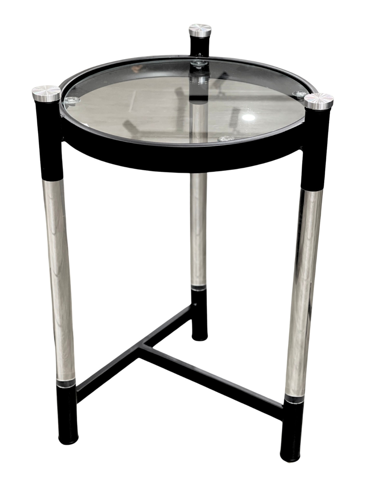 Bond Black Metal Round Side Table Small