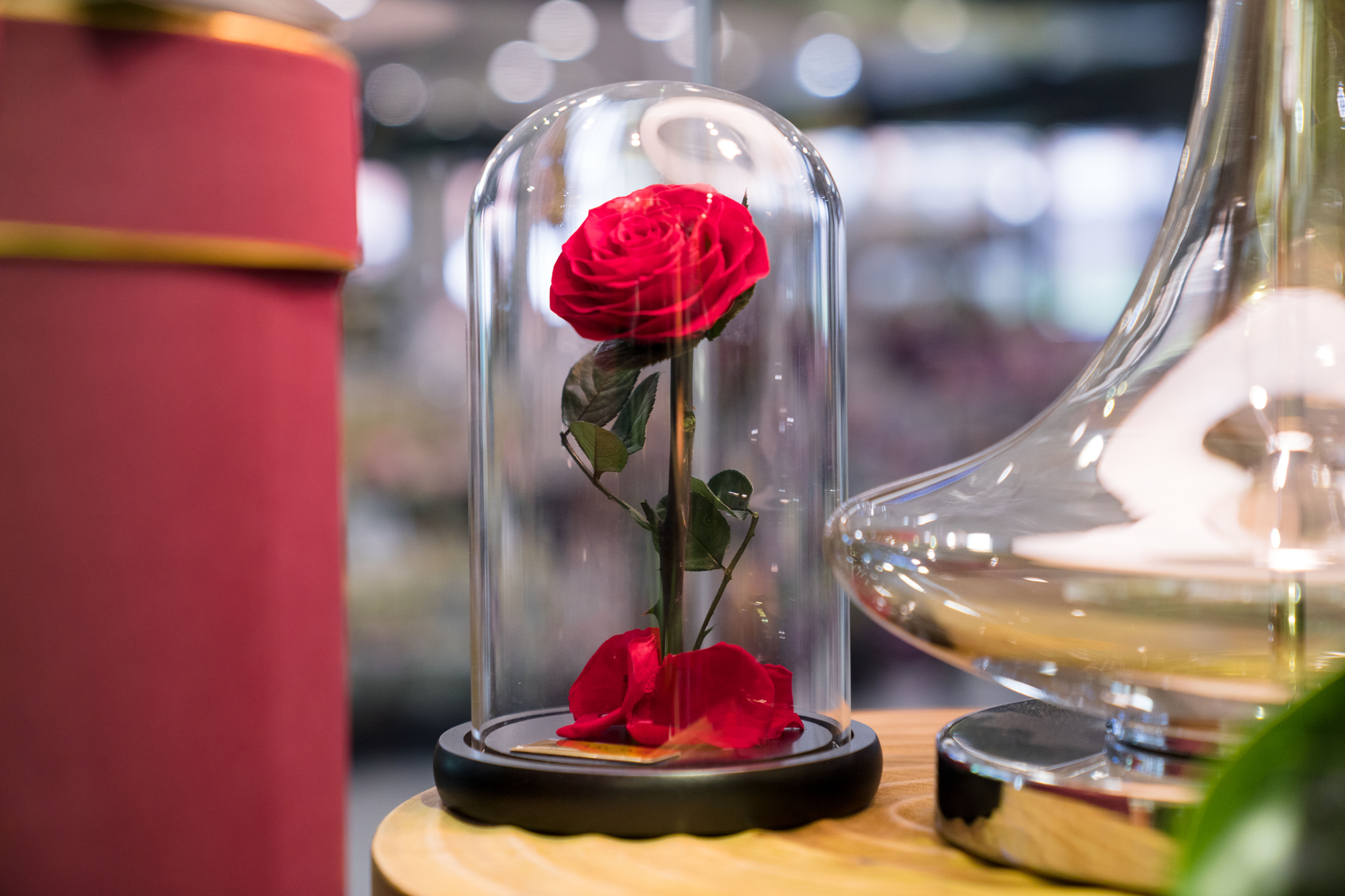 LA ROSE Red Single Stem Rose