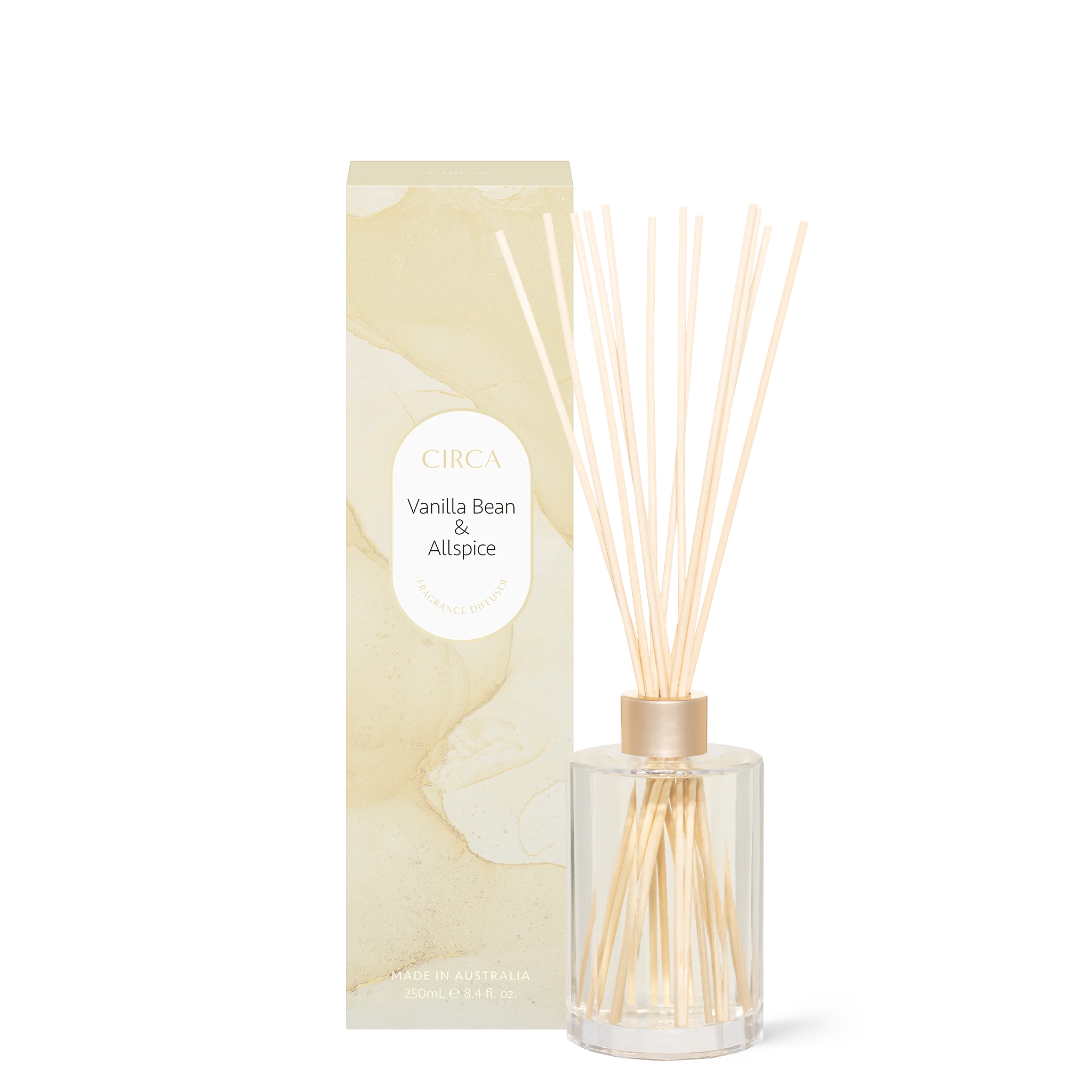 Circa Fragrance VANILLA BEAN & ALLSPICE Fragrance Diffuser 250mL Gift it