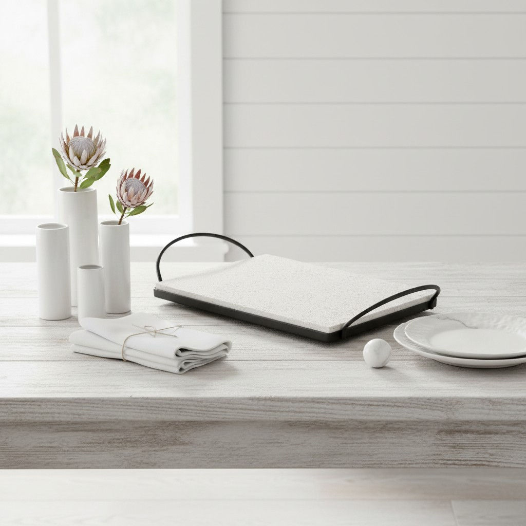 Rectangle Powder Stone Tray Small