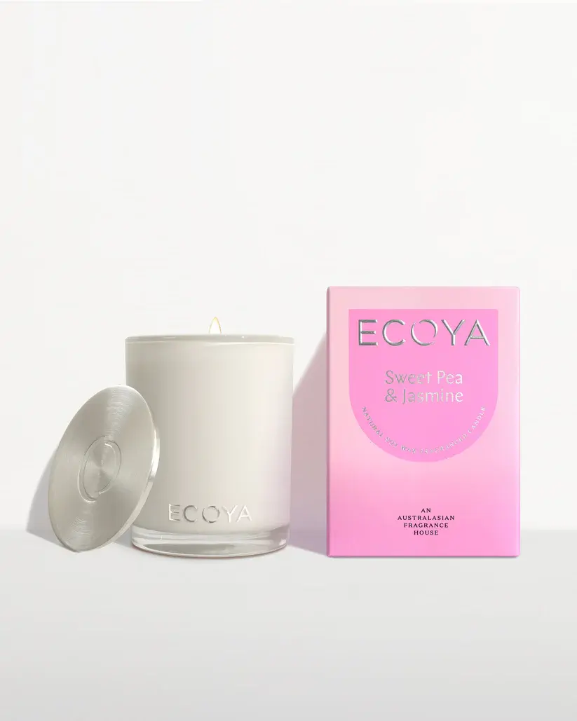 Ecoya Sweet Pea & Jasmine Madison Candle 400g