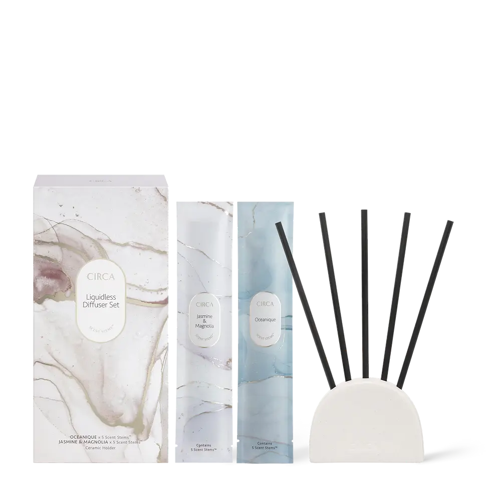 Circa Fragrance LIQUIDLESS DIFFUSER SET Scent Stems™ Set