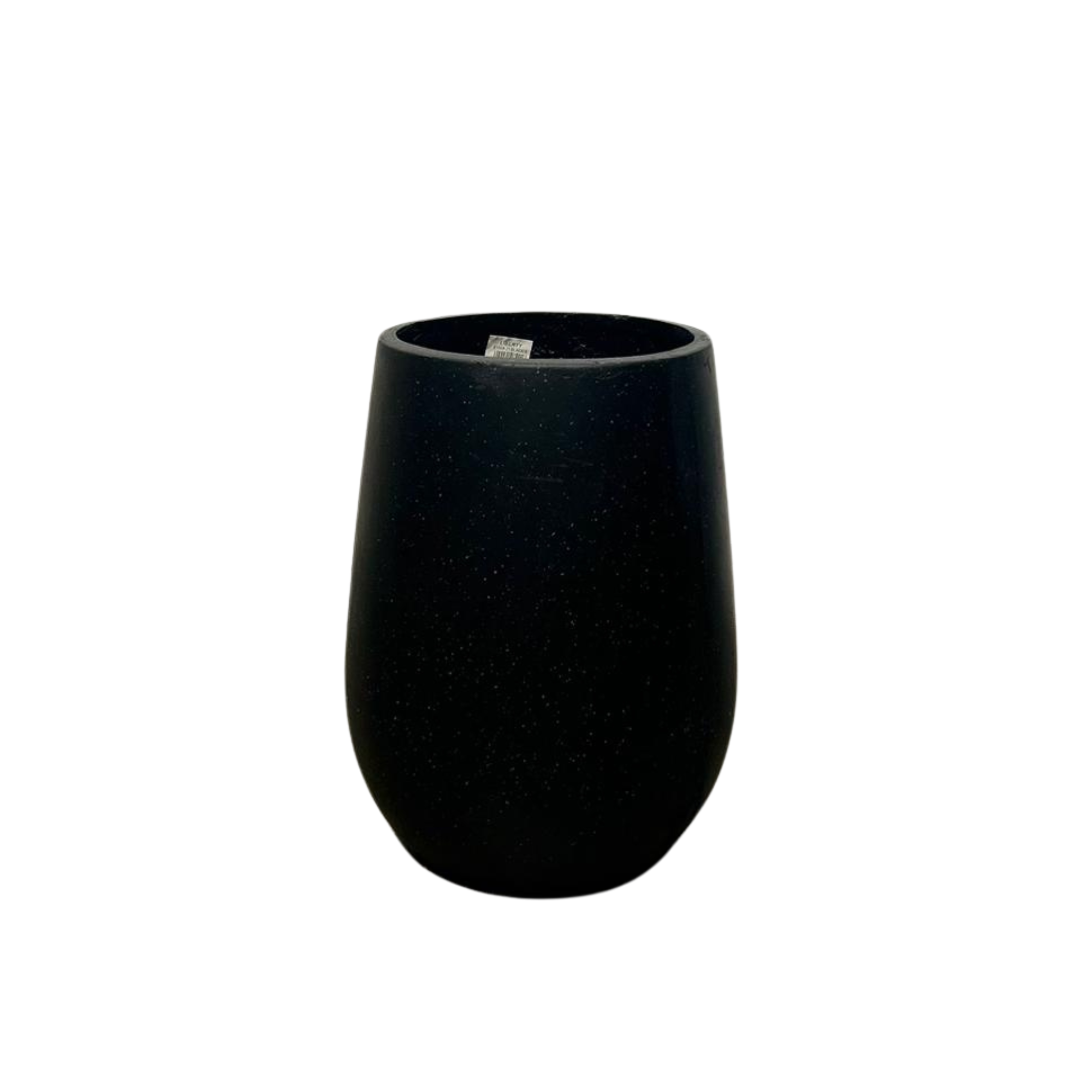 Tall BlackTerrazzo Pot/Planter Small