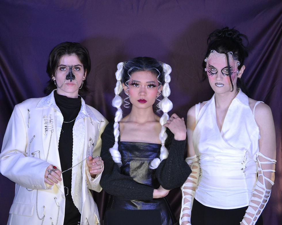 Dr. Frankenstein, Elizabeth, and The Monster
