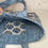Thumbnail: Quilted Tote Bag - Tarnya Blue - Sml