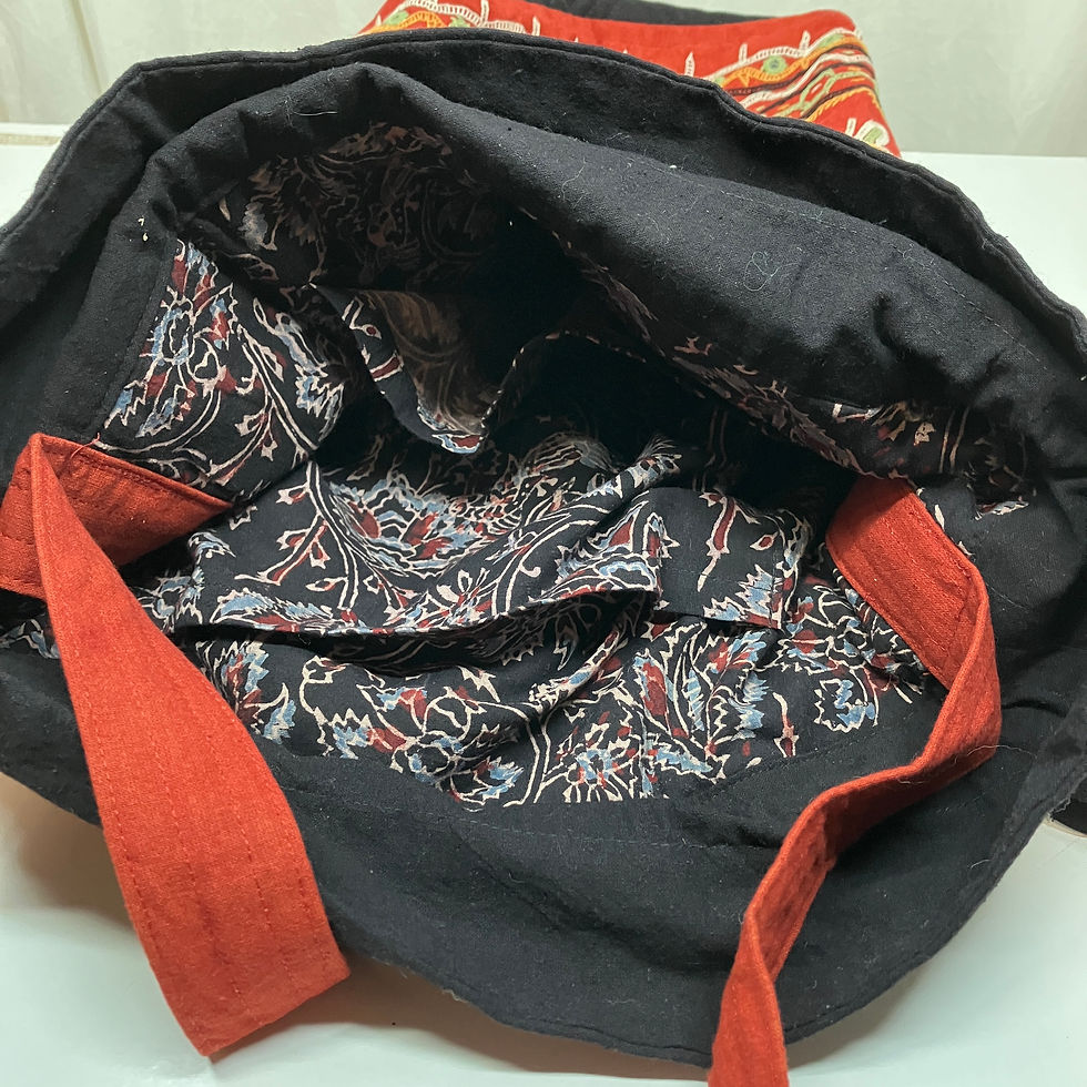 Thumbnail: Decorative Embroidered Bucket Bag