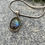 Thumbnail: Labradorite Silver Snake Chain Necklace