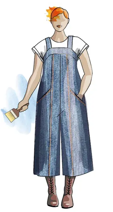 Thumbnail: Sew Different - The Osborn Dungarees