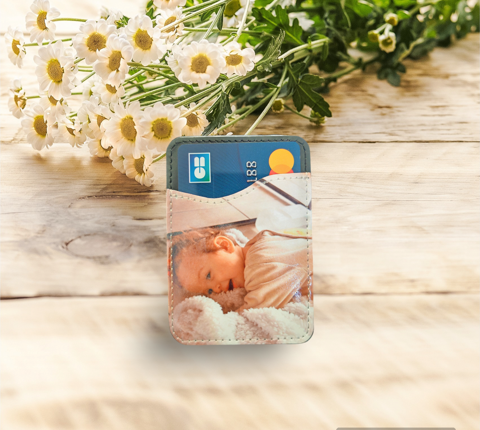 Porte carte autocollant personnalisé