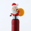 Miniatura: Tapón botella de vino de Santa Claus