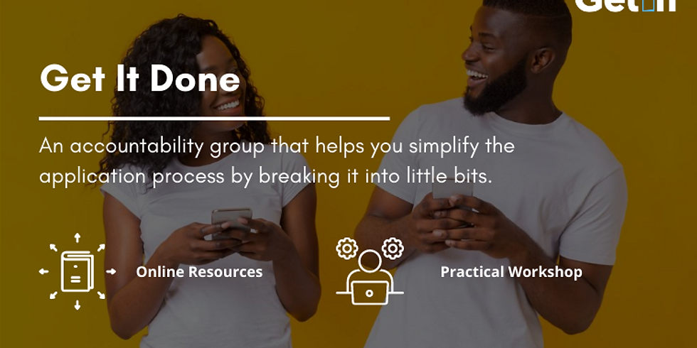 Get It Done Accountability and Support Program - 1st Batch