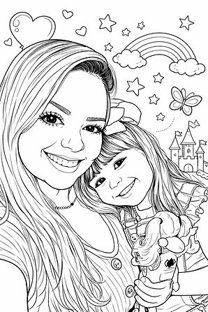 livro de colorir personalizado
