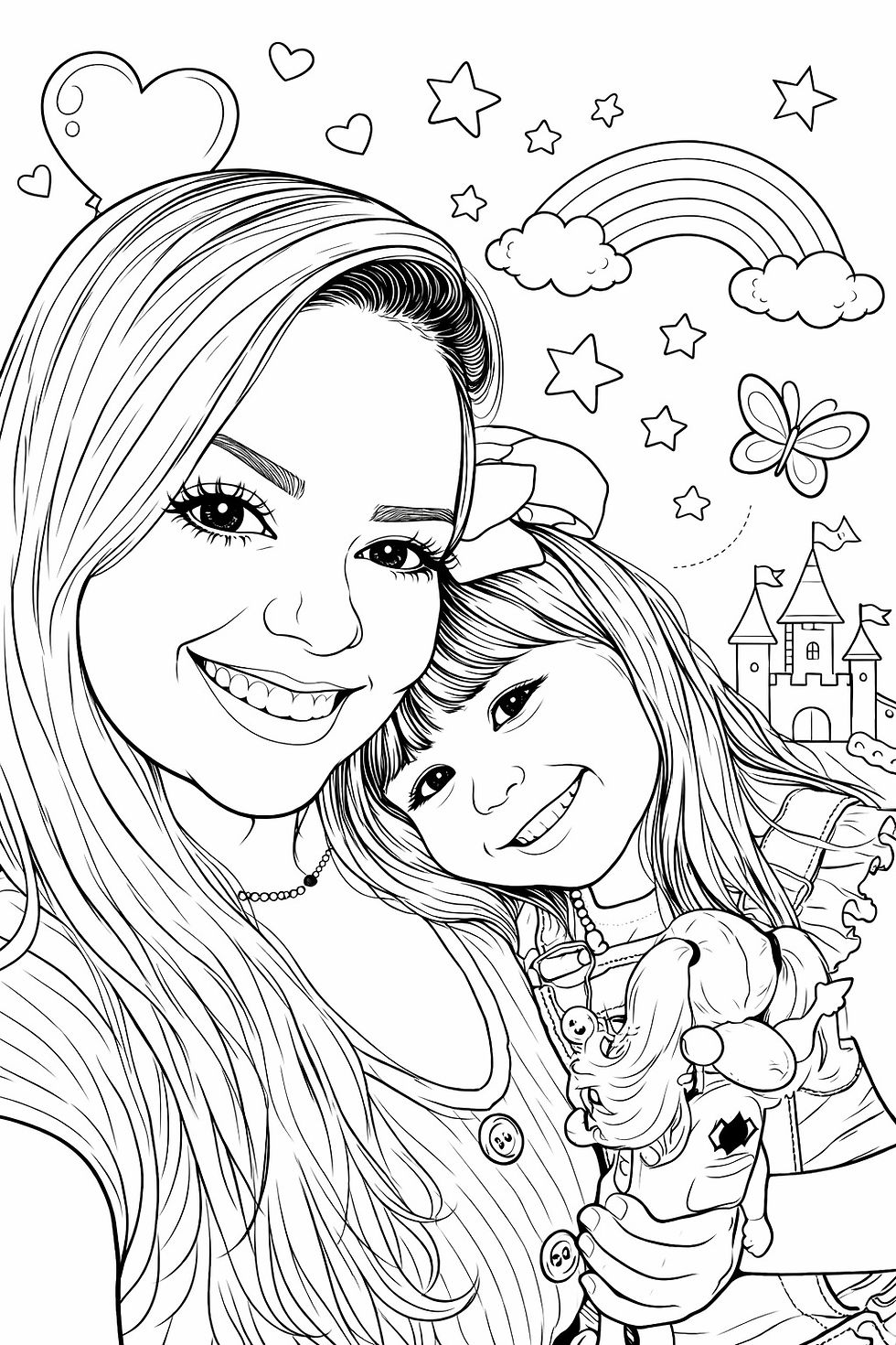 Livro de colorir personalizado infantil