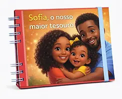 Livro personalizado de historia infantil familia ilustrado.webp