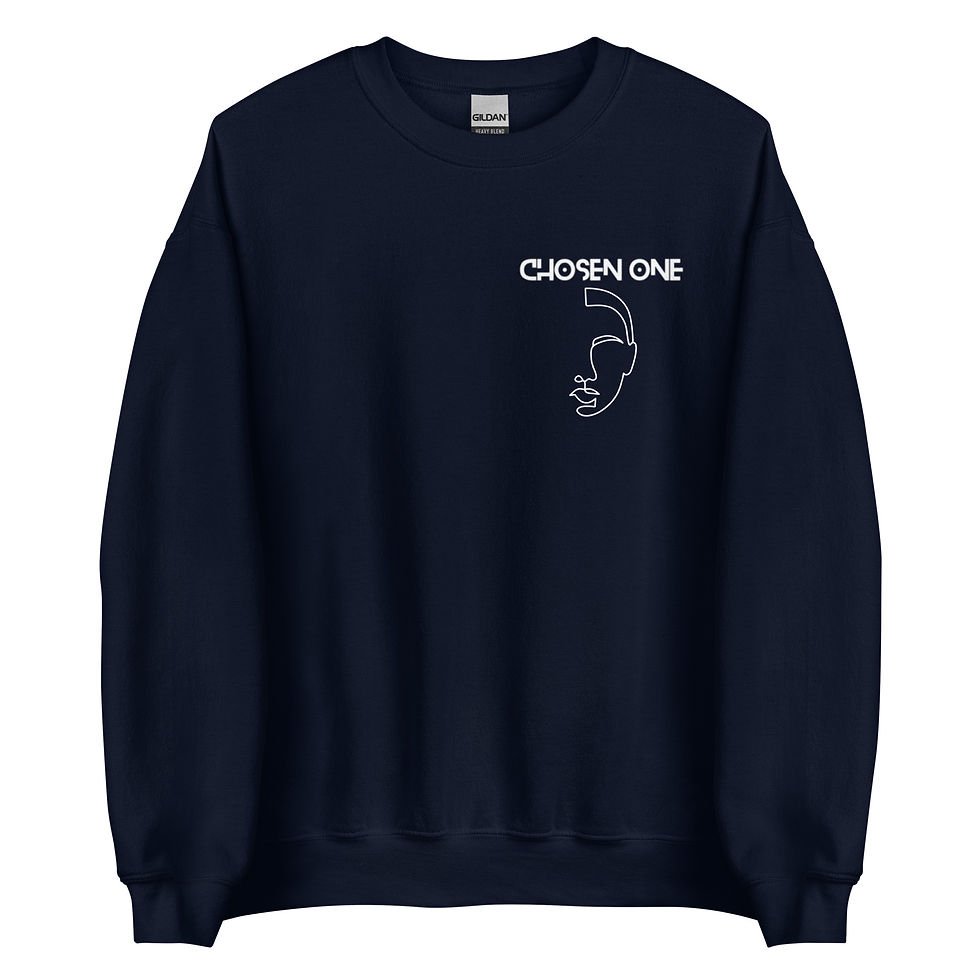 Miniature : Chosen one white Unisex Sweatshirt