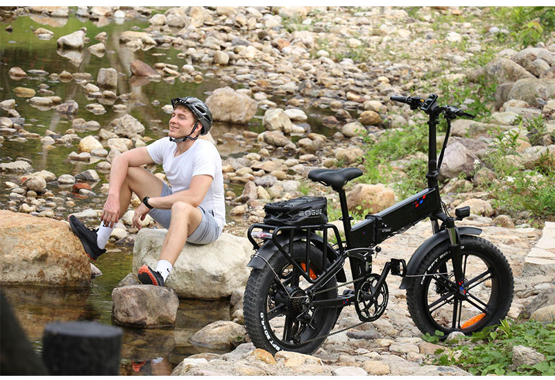 Miniature : Electric Mountain Bicycle 20inch Fat Tire Electric Bike Hydraulic Oil Brake