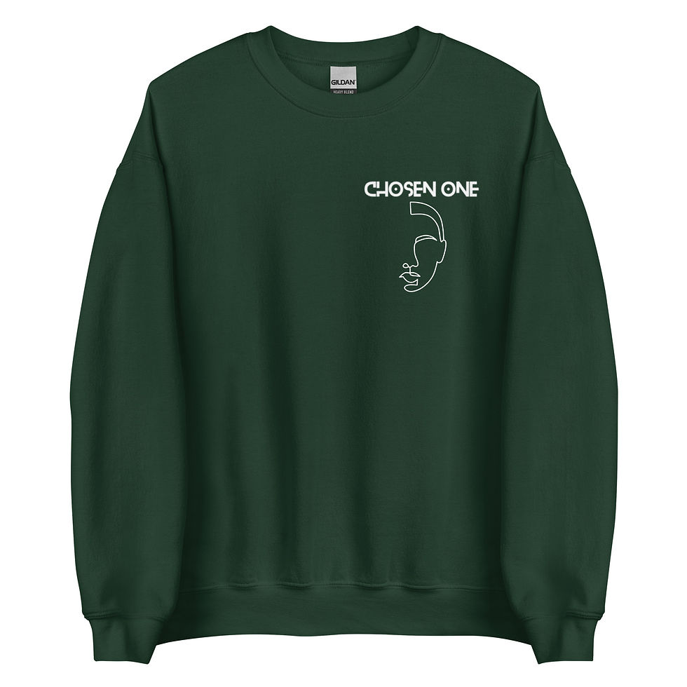 Thumbnail: Chosen one white Unisex Sweatshirt