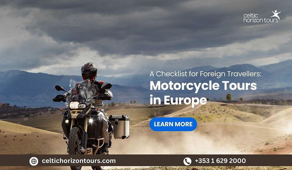 Motorcycle tour in Europe