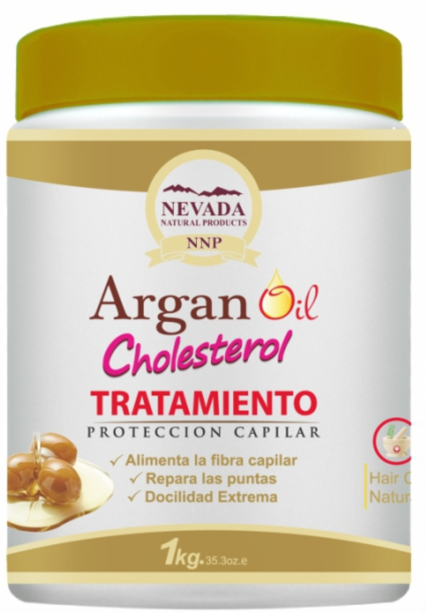 TRATAMIENTO ARGAN CHOLESTEROL NEVADA  X 1 KG
