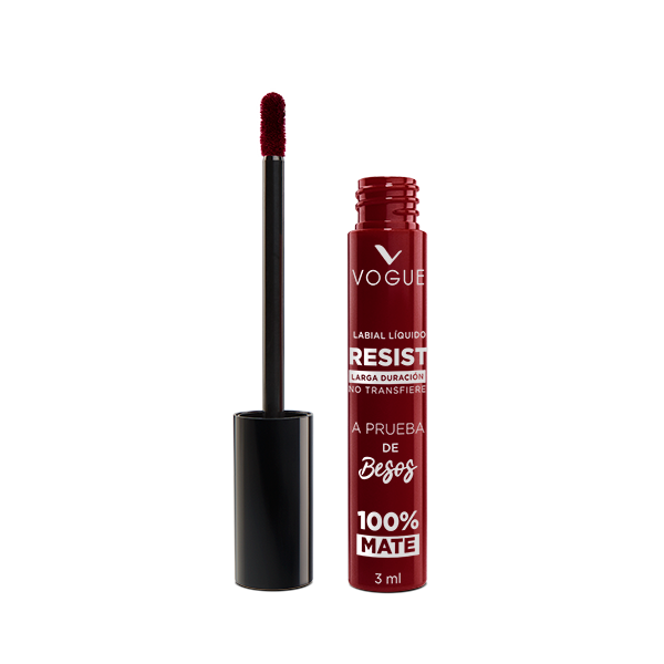 Miniatura: LABIAL VOGUE LIQUIDO RESIST A PRUEBA DE BESOS X 3 ML