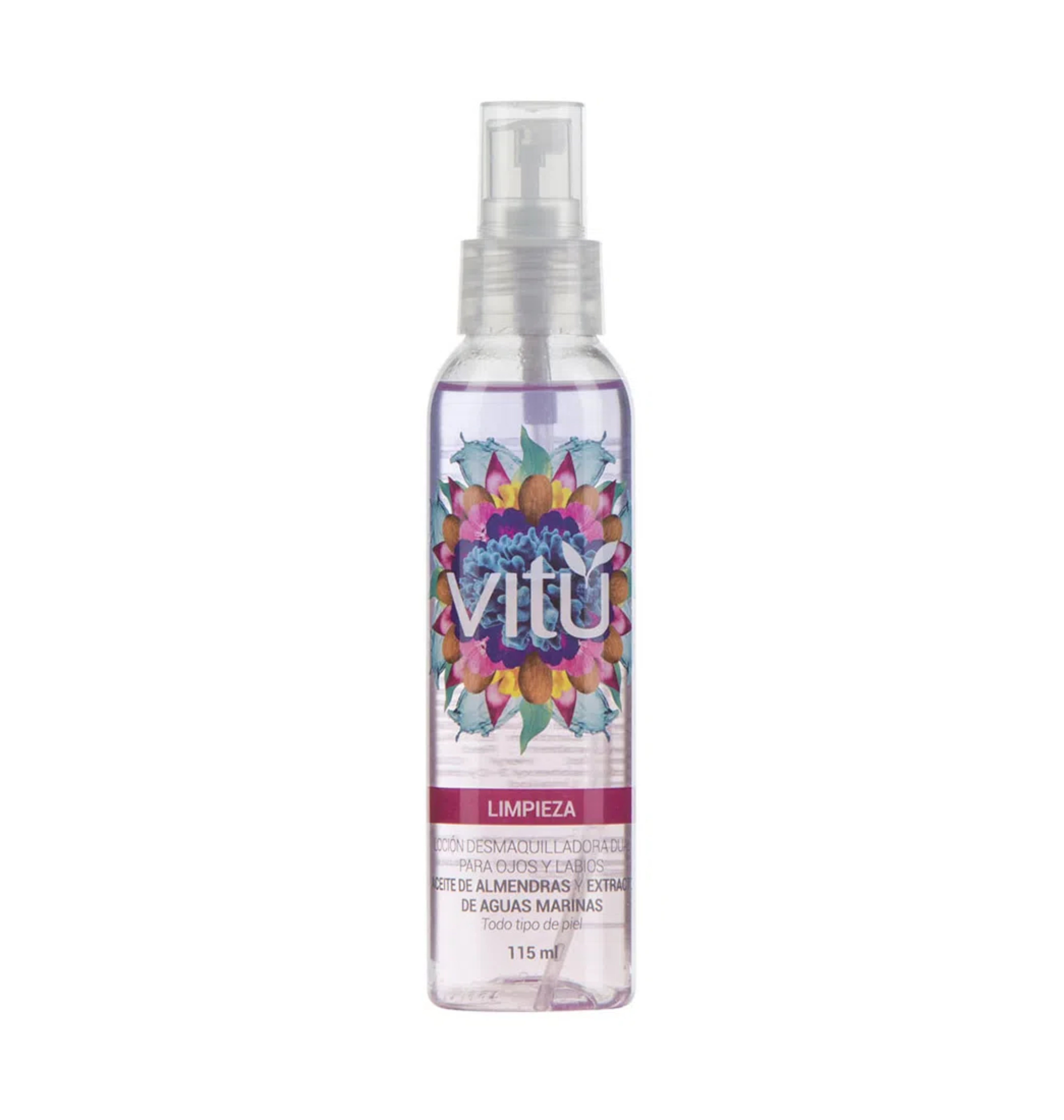 LOCIÓN DESMAQUILLADORA DUAL VITU X 115ML