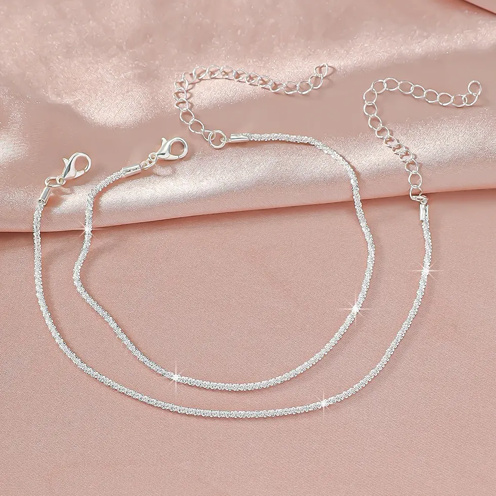 Miniature : Bracelets de cheville Minimaliste Étincelante LATS