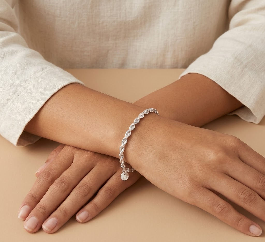 Bracelet URMYLADY – 925 Sterling Silver Geometric