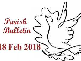 BALLINASCREEN PARISH BULLETIN - 18 FEBRUARY 2018