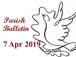 BALLINASCREEN PARISH BULLETIN - 7 April 2019
