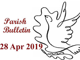 BALLINASCREEN PARISH BULLETIN - 28 April 2019
