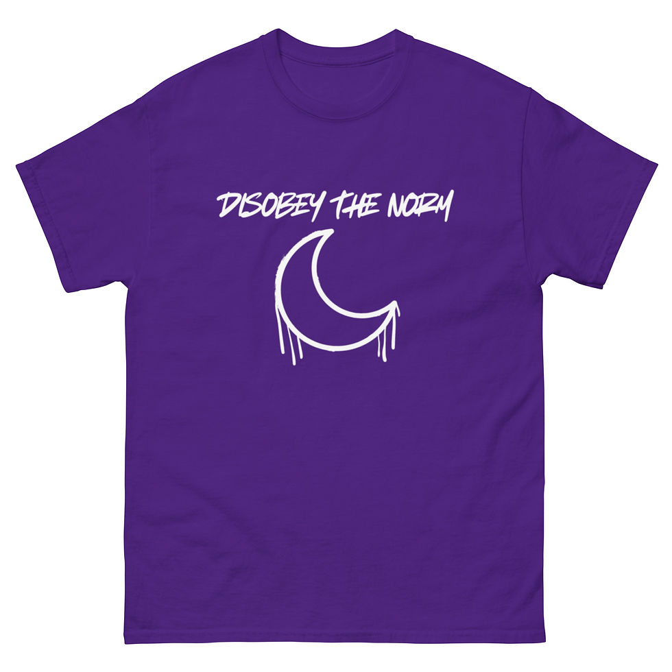 Thumbnail:  Disobey The Norm ''Evil Moon'' Unisex classic tee