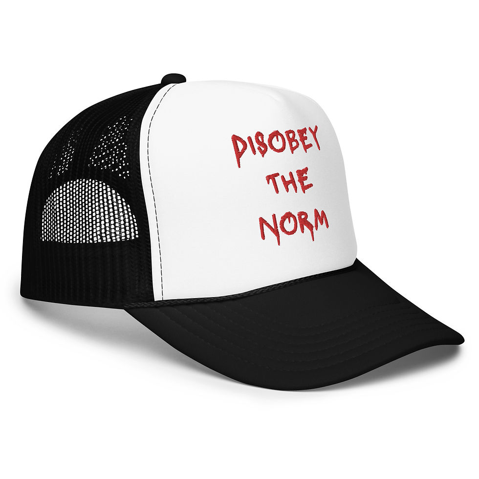 Thumbnail:  Disobey The Norm trucker hat