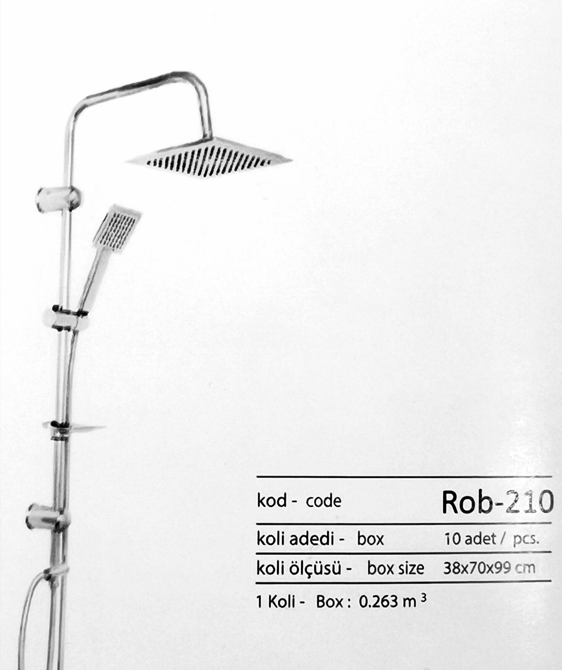 Robot duş seti 