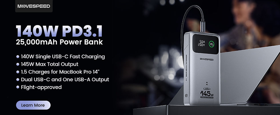 Miniatura: MOVESPEED S10 Slim Magnetic Power Bank 10000mAh PD20W Portable Charger Wireless 