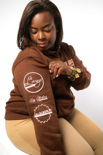 Jackson Park Premium Hoodie (Brown) | Rip Studios GA