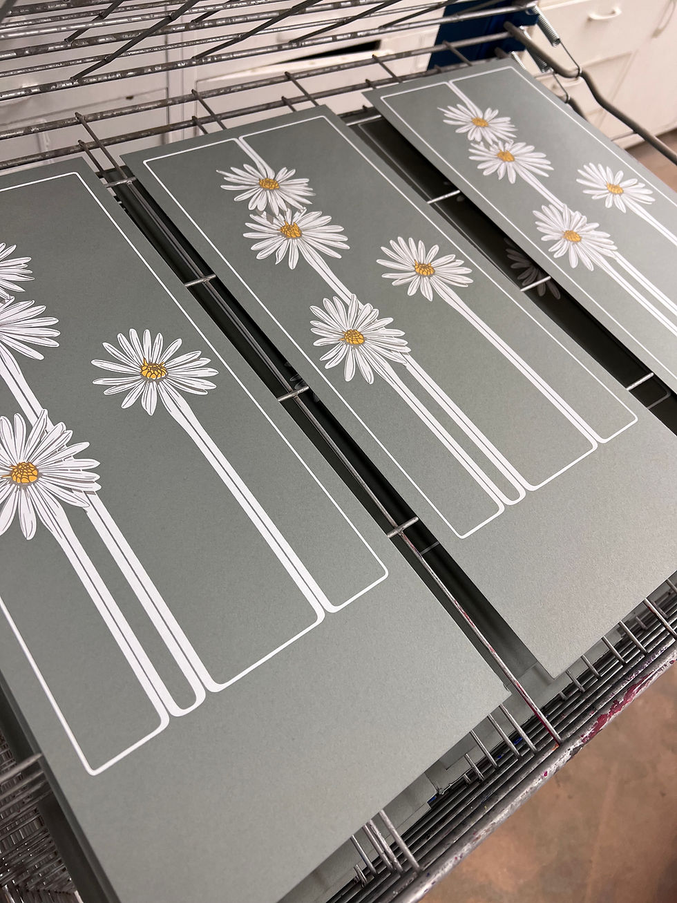 Thumbnail: Daisy Chain 8”x16” screenprint