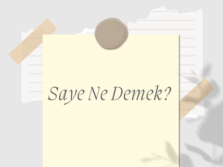 Saye Nedir?