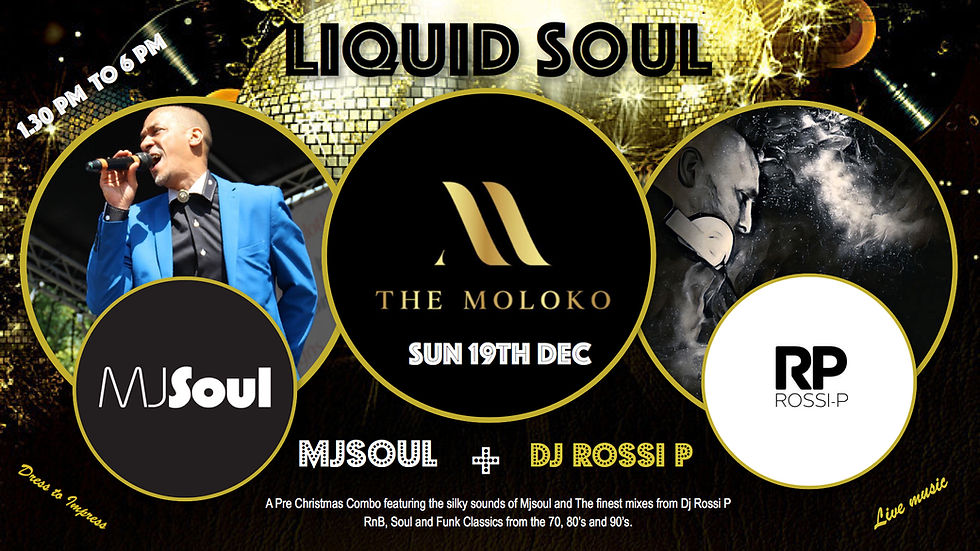 Mjsoul & Rossi  P Live at The Moloko Ipswich
