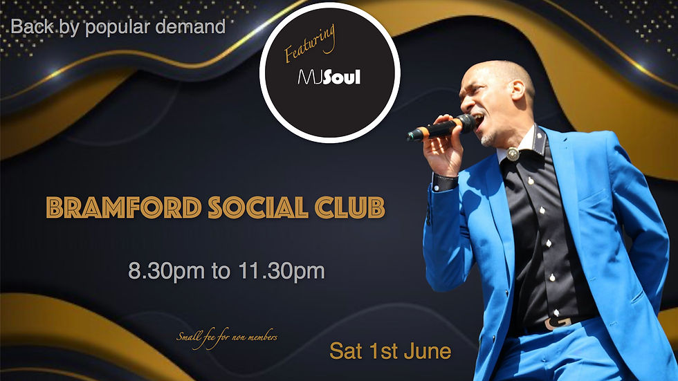 Mjsoul live at The Bramford and District Social Club