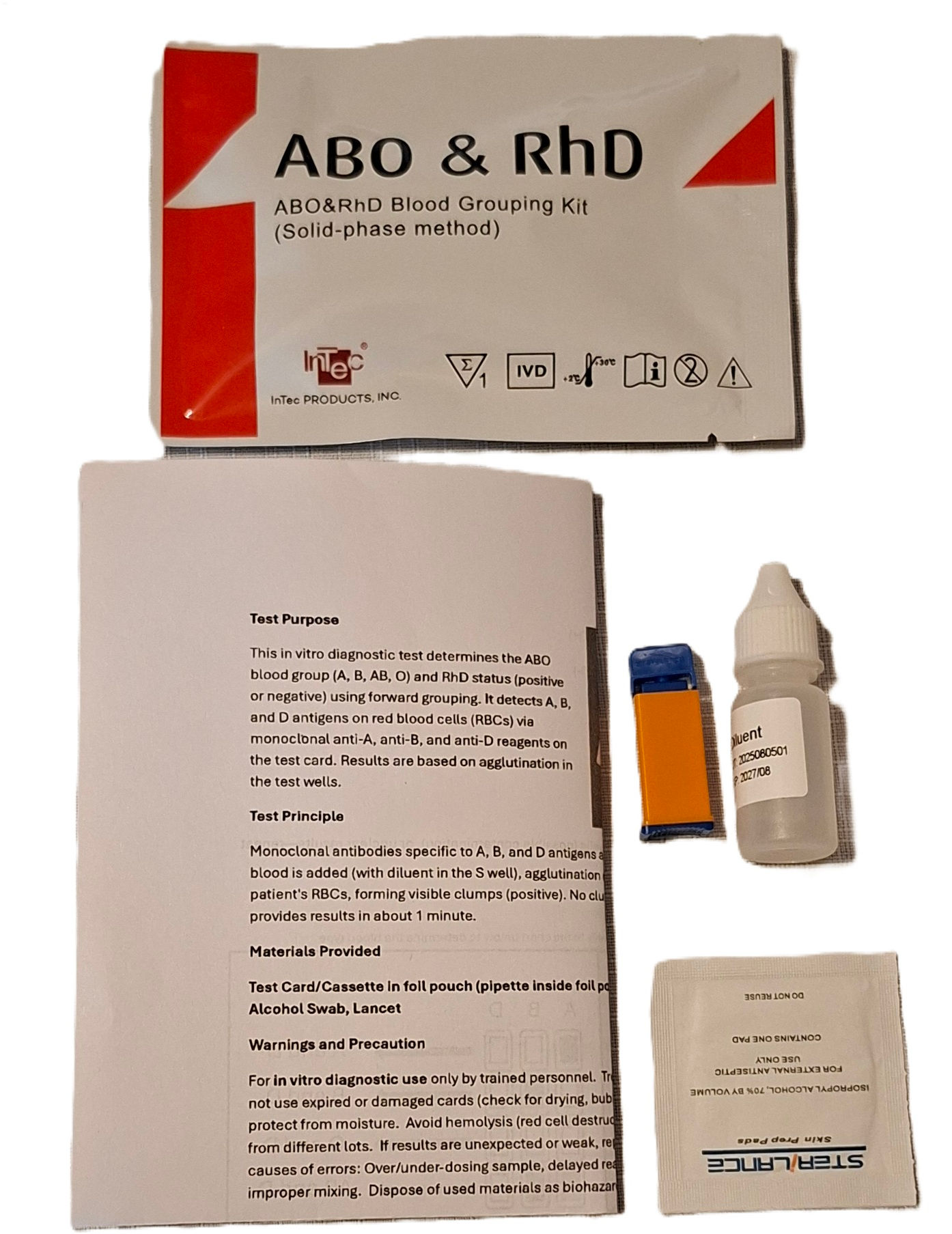 Blood Group/Type Test