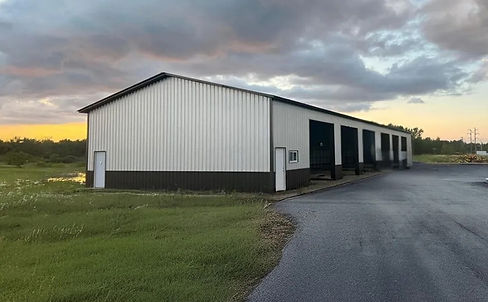 Grey and Black Commercial Building