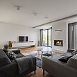 White and Grey Living Room