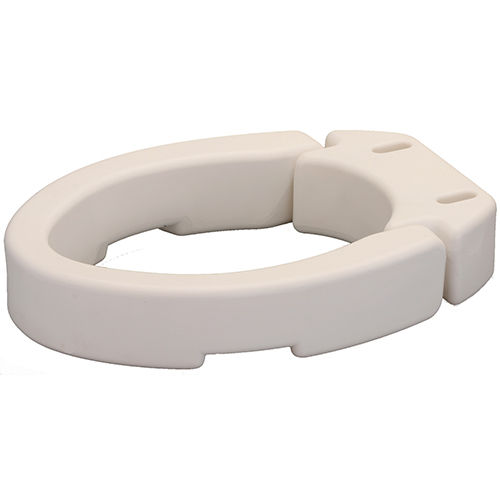 Thumbnail: Elongated Hinged Toilet Seat Riser