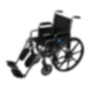 K1 Basic Wheelchair 18" DLA, ELR FOOT